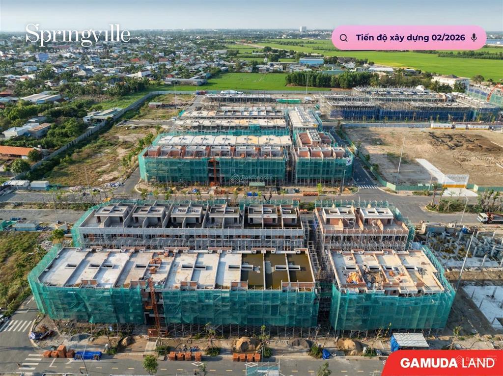Đón sóng sân bay long thành nhà phố dự án spring ville từ 8 tỷ, cơ hội đầu tư rõ ràng an toàn
