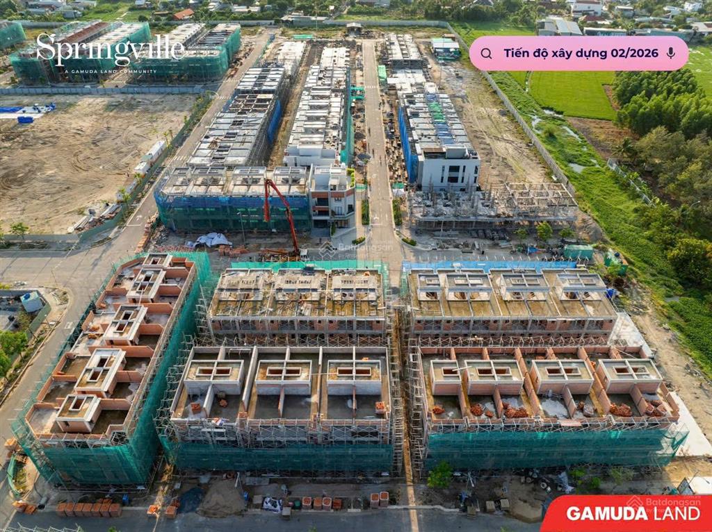 Nhà phố, shophouse liền kề dự án spring ville  giá chỉ 8 tỷ /căn nhà phố 1 trệt 3 lầu