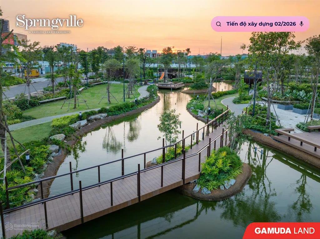 Nhà phố, shophouse liền kề dự án spring ville  giá chỉ 8 tỷ /căn nhà phố 1 trệt 3 lầu