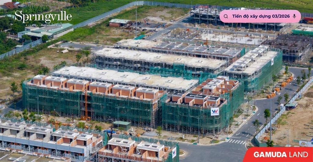 Giỏ hàng chuyển nhượng tháng 04spring ville nhà phố, shophouse liền kề lỗ sâu từ 50  200tr/ căn