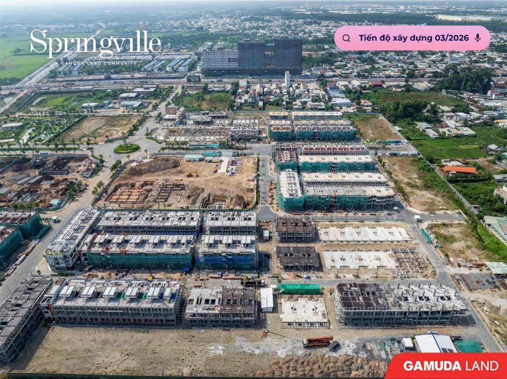 Giỏ hàng chuyển nhượng tháng 04spring ville nhà phố, shophouse liền kề lỗ sâu từ 50  200tr/ căn