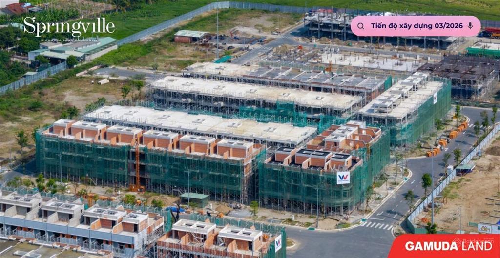 Hàng chuyển nhượng spring ville  có hàng nhà phố shophouse cắt lỗ huề vốn & những căn vị trí đẹp