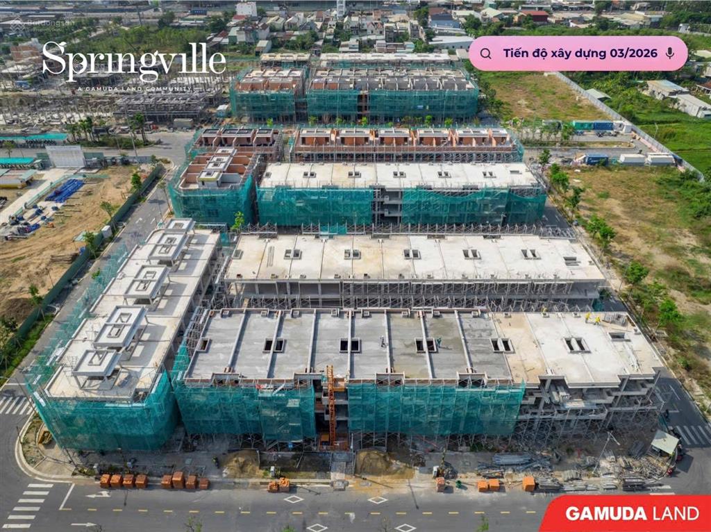 Hàng chuyển nhượng spring ville  có hàng nhà phố shophouse cắt lỗ huề vốn & những căn vị trí đẹp