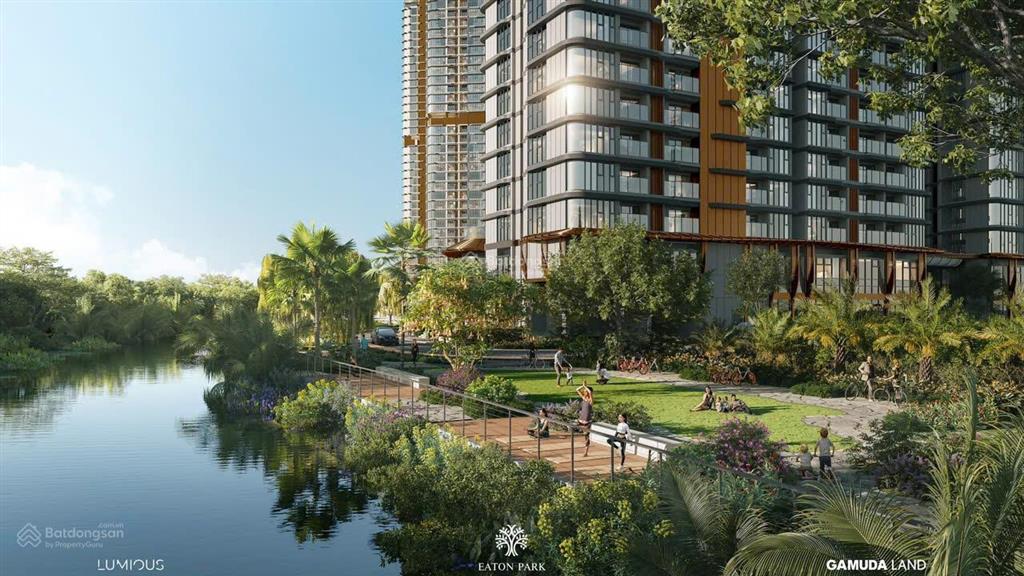 Căn hộ 1 phòng ngủ 51m2 eaton park, gamuda land 7,2 tỷ bao hết có tầm view hồ bơi và công viên đẹp