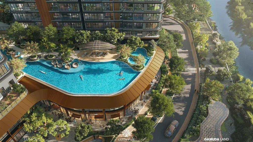 Căn hộ 1 phòng ngủ 51m2 eaton park, gamuda land 7,2 tỷ bao hết có tầm view hồ bơi và công viên đẹp
