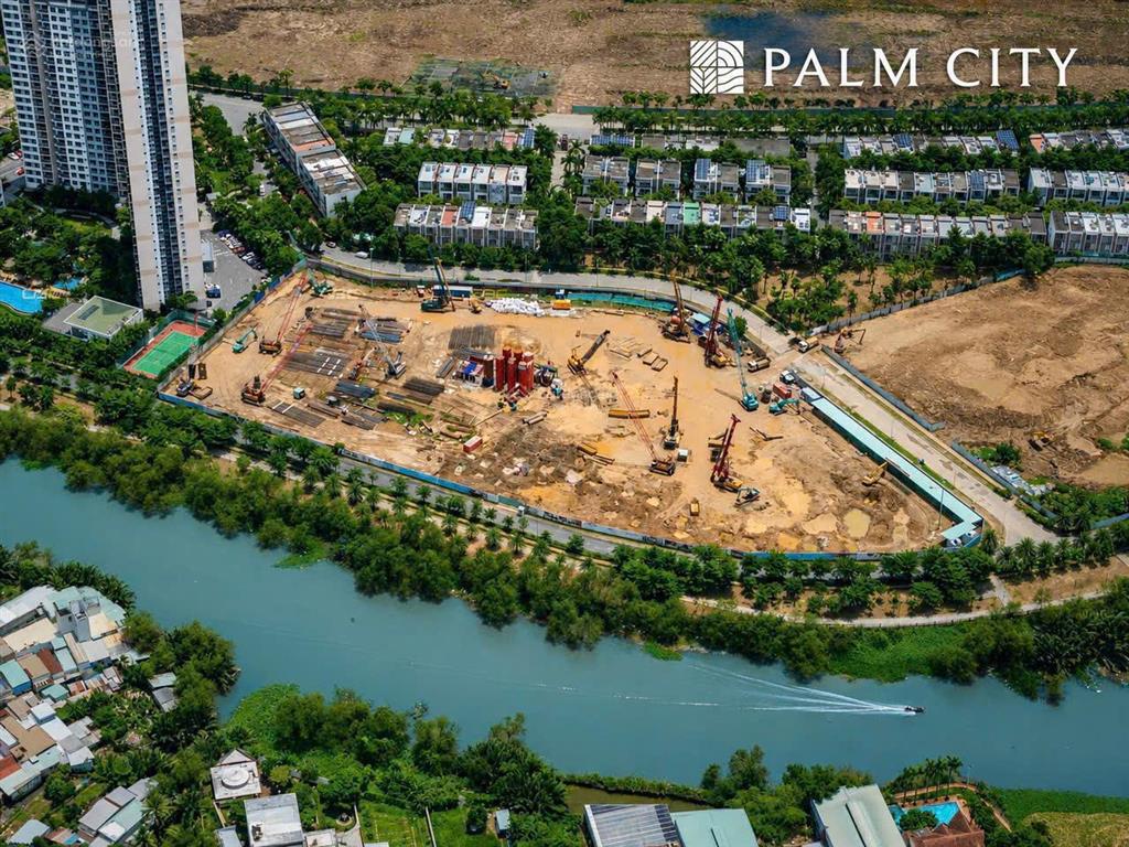 Palm river căn 85m | 2pn | giá khoảng 10 tỷ sở hữu không gian sống 3 mặt sông ngay khu đông
