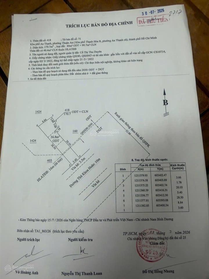Chủ ngộp cần tiền bán gấp mặt tiền kinh doanh buôn bán đường nhựa 12m, 170,7m2 giá 5tỷ950