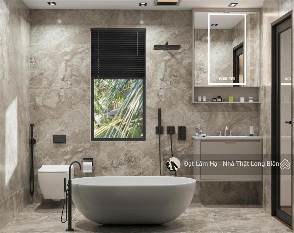 Nhà sân vườn nguyễn văn cừ 100m2 xây 60m2 6 tầng + 40m2 sân cách mặt phố chỉ 20m rất tiện di chuyển