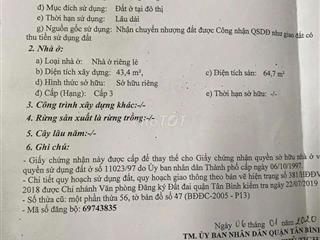 Bán nhà cũ, tiện xây mới. Ngay khu nhà ga T3