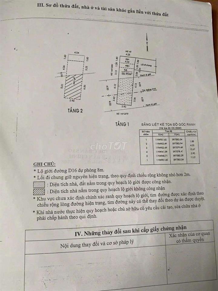 Bán nhà cũ, tiện xây mới. Ngay khu nhà ga T3