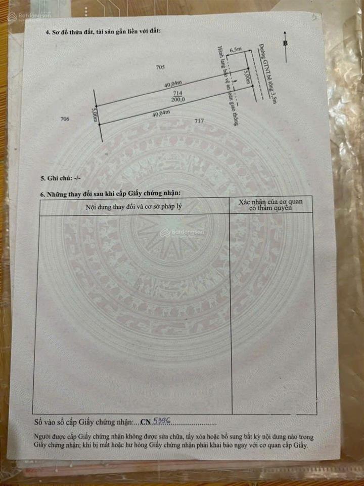 200m2 thổ cư. 5x40m. gần tl 827b. tl 827d. tl 827e
