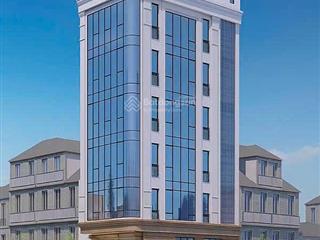 Bán tòa văn phòng 9 tầng mặt phố chùa láng, đống đa. vị trí lô góc, dt 68m2, mt 5m nở hậu