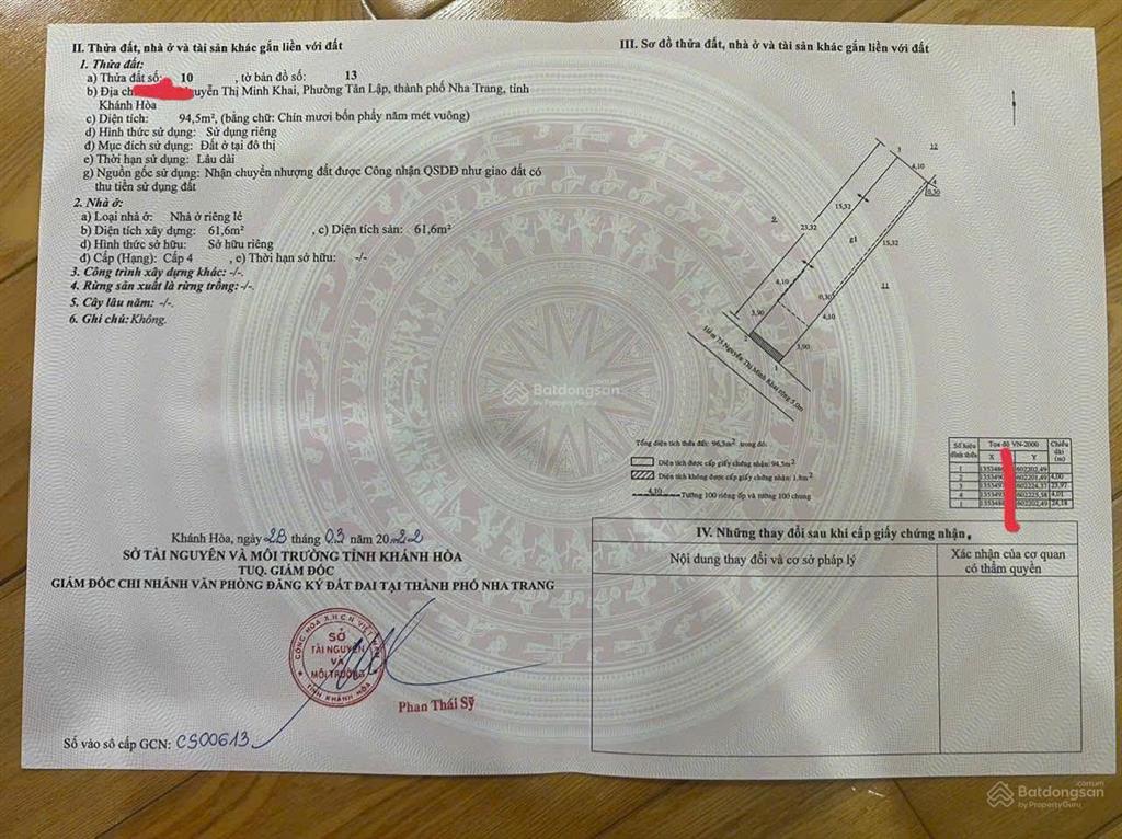 Bán lô đất hẻm oto nguyễn thị minh khai, cách biển trần phú chỉ 800m ngay tttp chỉ 10tỉ