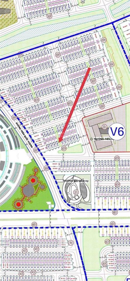 Siêu phẩm lô kẹp khe đẹp hiếm có tại v6 fpt city  cách cổng fsoft 50m (hợp kính doanh)