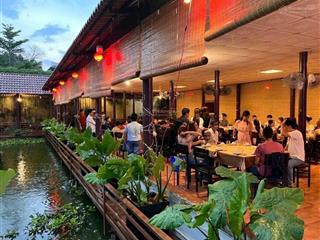 Sang nhượng nhà hàng quy mô lớn vị trí đẹp gần suối tiên, thủ đức, xe hơi đậu 10 chiếc