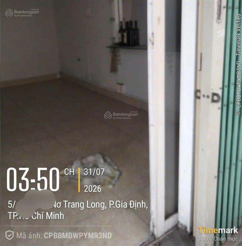 Cho thuê nhà riêng hẻm xe hơi kinh doanh được 5/, nơ trang long, p 7, q. bình thạnh, 8 triệu, 36m2