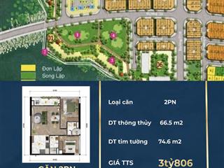Sở hữu căn góc 2 phòng ngủ toà osen3  charmora city nha trang giá tts chỉ 3tỷ806