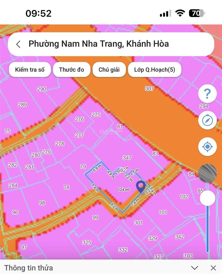 Đất trung tâm nam nha trang cách đường võ thị sáu chỉ 15m giá chỉ 32tr/m2