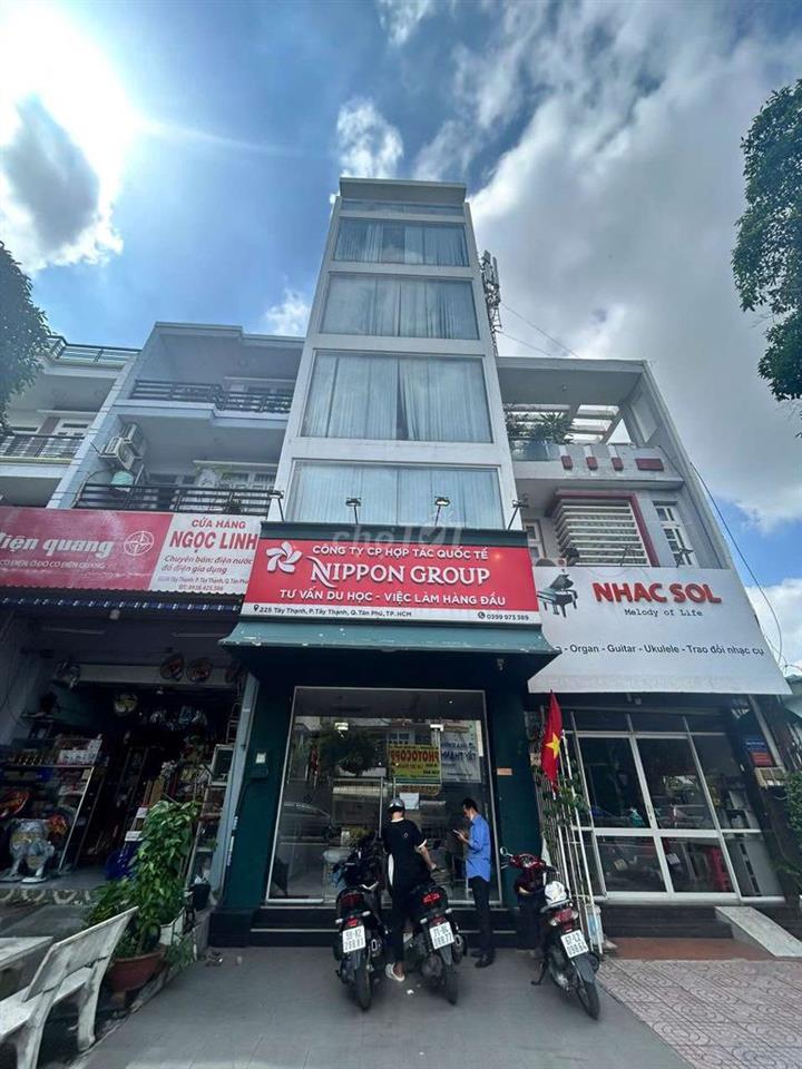 CHO THUÊ TOÀ NHÀ TÂY THẠNH 4,5X20M , 5 LẦU
