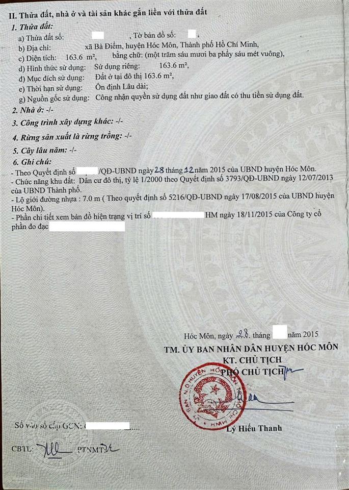 Đất 10,4x16m sát bên trường bùi văn ngữ, đường song hành  phan văn hớn, mua đầu tư quá ngon ạ