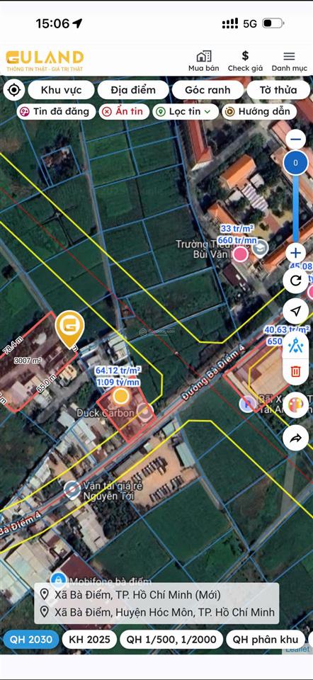 Đất 10,4x16m sát bên trường bùi văn ngữ, đường song hành  phan văn hớn, mua đầu tư quá ngon ạ