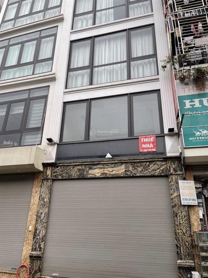 Cho thuê nhà phố thái hà, dt 65m2 x 5 tầng, mt 5m, nhà mới, t1 thông sàn, ngõ ô tô đỗ và tránh!