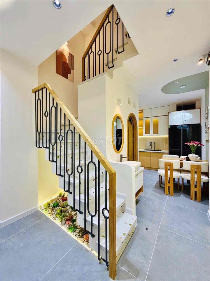 nhà rẻ thiết kế đẹp giá rẻ hẻm xe rộng gò vấp