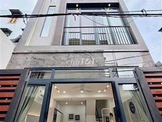 Bán nhà 4 tầng Quang Trung Gò Vấp 3PN nở hậu full nội thất