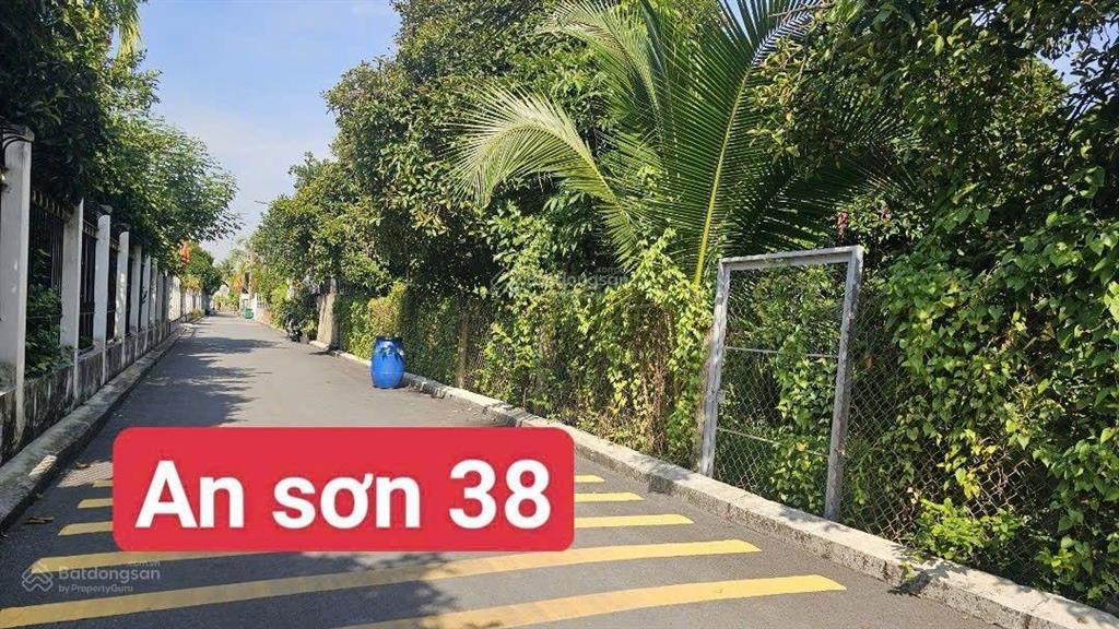 Đất an sơn 38, đường nhựa, 10x24m thổ cư 100m2, trên đất có vườn măng cụt, giá đầu tư được