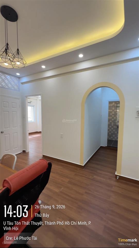 Bán chung cư khánh hội 1  55m2 2pn2wc  giá 4,2 tỷ (đã có sổ)