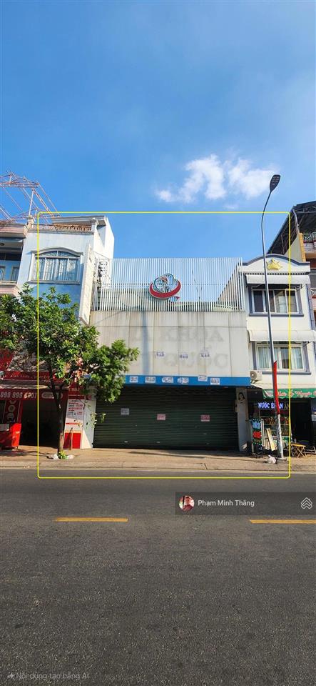 Cho thuê nhà mặt tiền kinh doanh  đường tân sơn nhì  tân phú  dt 112m  2 tầng 55 triệu