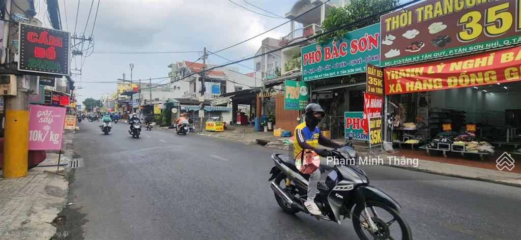 Cho thuê nhà mặt tiền kinh doanh  tân kỳ tân quý  tân phú  7x25m²  25 triệu