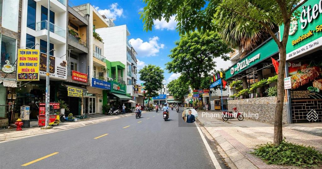 Cho thuê nhà 2 mặt tiền, đường tân sơn nhì, quận tân phú, 68m2, 3 tầng, gần ngã tư, giá 39 triệu/th