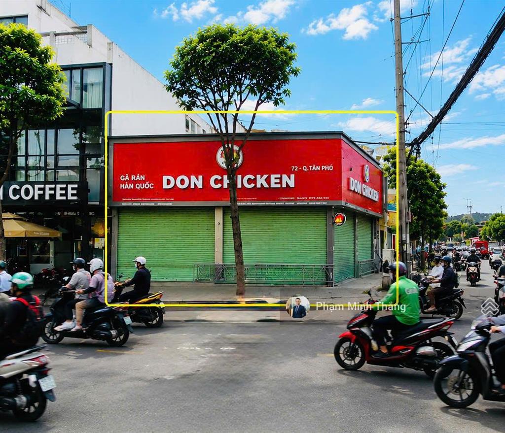 Cho thuê nhà 2 mặt tiền đường chế lan viên, quận tân phú, 168m, ngang 8m, ngay góc ngã tư