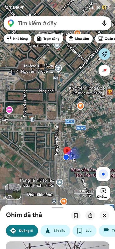 Bán đất phú tân 7,5x20 thổ cư 100% khu dân cư ngay thành phố mới bình dương
