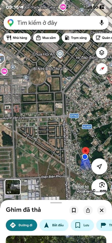 Bán đất phú tân khu dân cư đường vành đai thông 5x21 ngay trung tâm thành phố mới bình dương