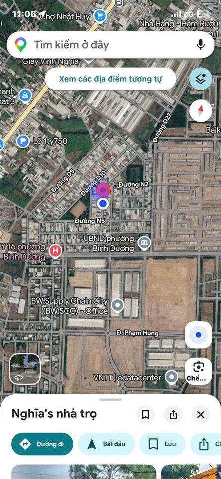 Bán đất đẹp khu dân cư hòa phú ngay ubnd phường bình dương trung tâm gần chợ