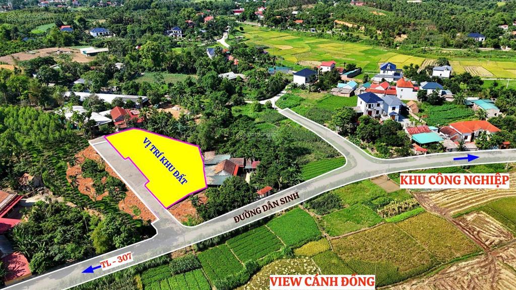 Đất sát khu công nghiệp mà chỉ hơn 400tr
