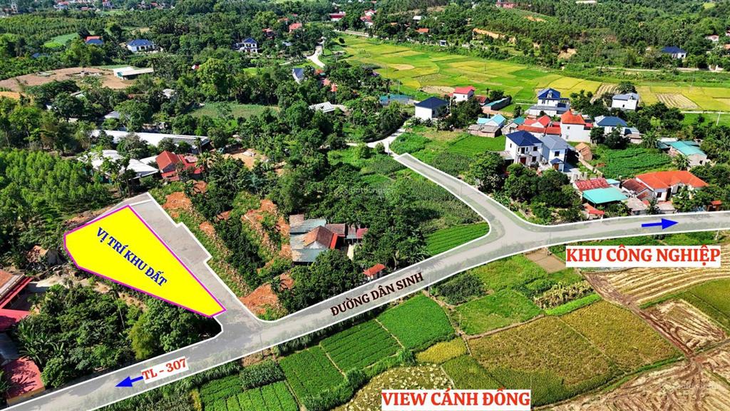 Đất sát khu công nghiệp mà chỉ hơn 400tr