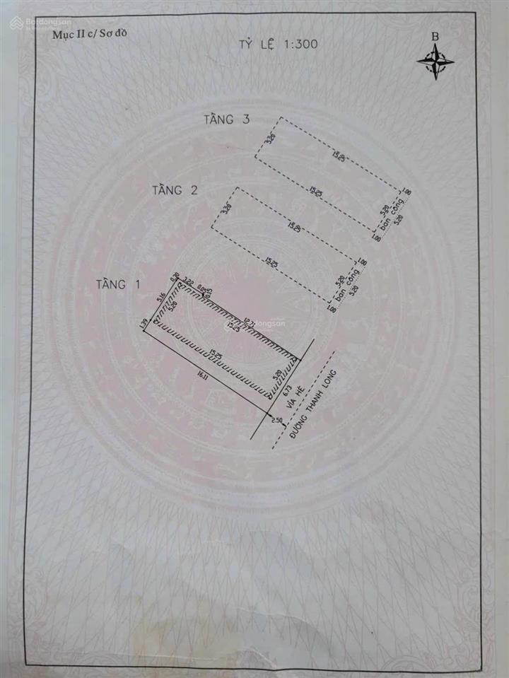 Chính chủ bán nhà 3 tầng đường thanh long, quận hải châu  đà nẵng  diện tích sử dụng 350 mét