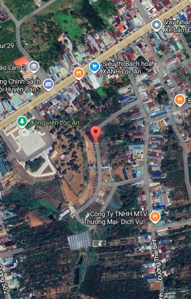 Cần bán lô đất ngay sau công viên, chợ lộc an tại xã lộc an, huyện bảo lâm, lâm đồng