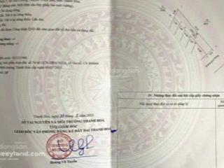 Đất đẹp  giá đầu tư  chính chủ cần bán lô đất tại thọ cường, triệu sơn, thanh hóa