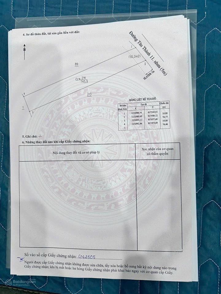 Đất đẹp giá tốt chính chủ cần bán tại đường tân thành 11, đường tân thành 11, thị trấn tân thành