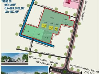 Đất chính chủ  4 mặt tiền châu thị kim, an vĩnh ngãi, tp tân an, long an