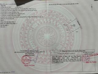 Hot đất đẹp giá tốt chính chủ cần bán gấp lô đất tiềm năng tại huyện đức huệ, tỉnh long an