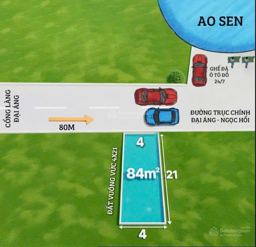 Đất đẹp  chính chủ cần bán đất vị trí đắc địa tại xã ngọc hồi, thanh trì, hà nội