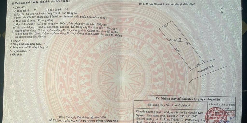 Siêu hót nhà đẹp  đầu tư sinh lời  chủ cần bán nhanh nhà xã lộc an, h. long thành, đồng nai.