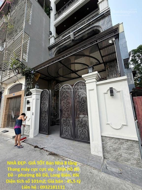 Nhà đẹp giá tốt bán nhà 8 tầng thang máy cực cực vip  mặt hồ bồ đề  phường bồ đề, long biên, hn