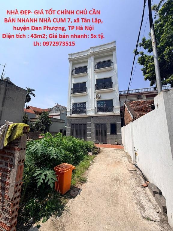 Nhà đẹp giá tốt chính chủ cần bán nhanh nhà cụm 7, huyện đan phượng, tp hà nội