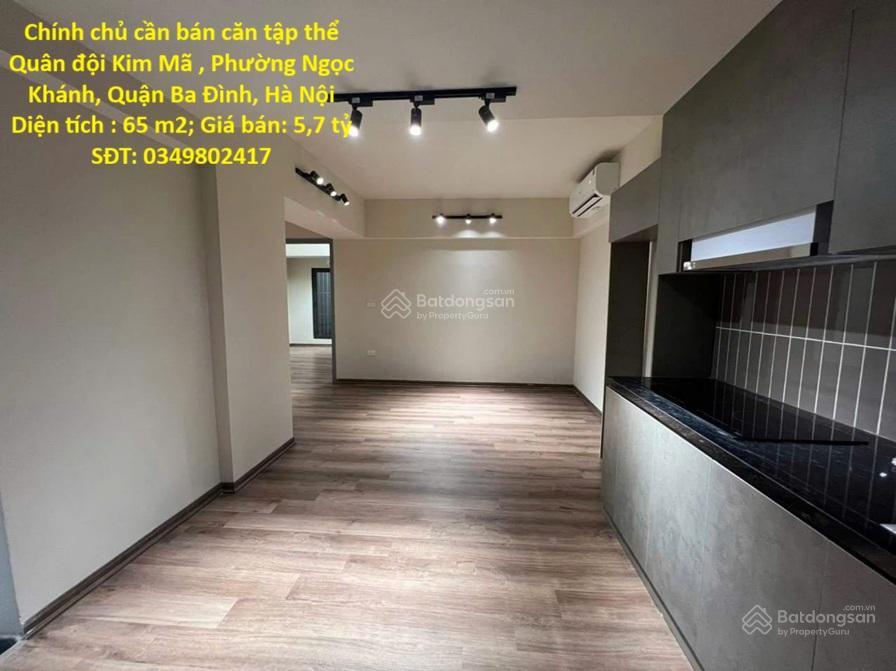 Chính chủ cần bán căn tập thể quân đội kim mã , phường ngọc khánh, quận ba đình, hà nội